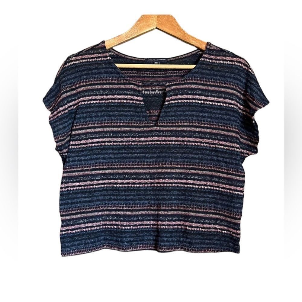 American eagle‎ short sleeve knit top. Size xs